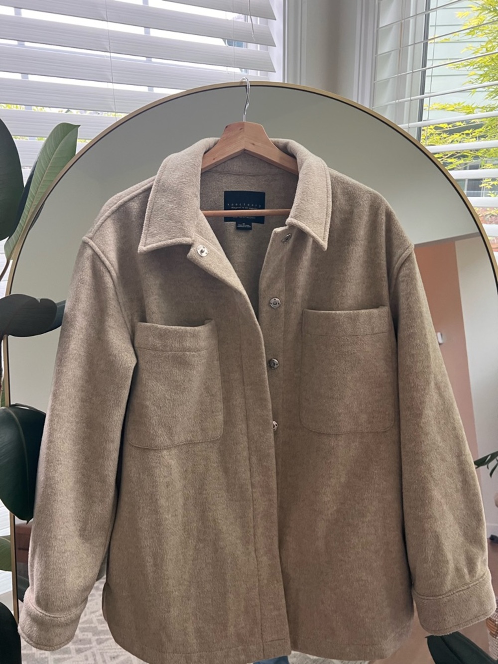 Sanctuary Taupe Shacket